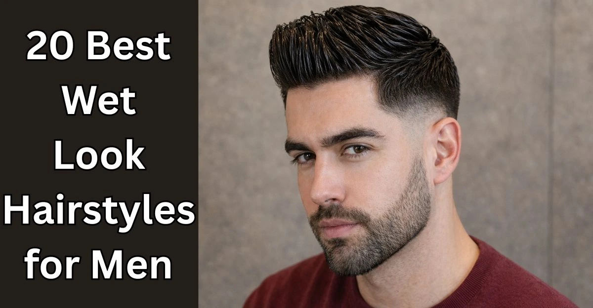 20 Best Wet Look Hairstyles for Men