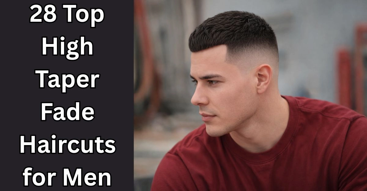 28 Top High Taper Fade Haircuts for Men