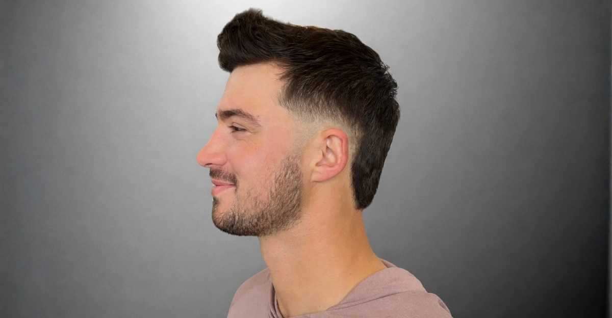 Burst Fade Mullet