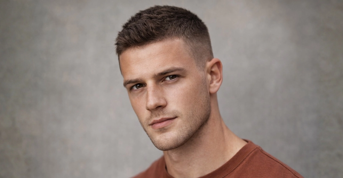 Classic Crew Cut with Taper Fade