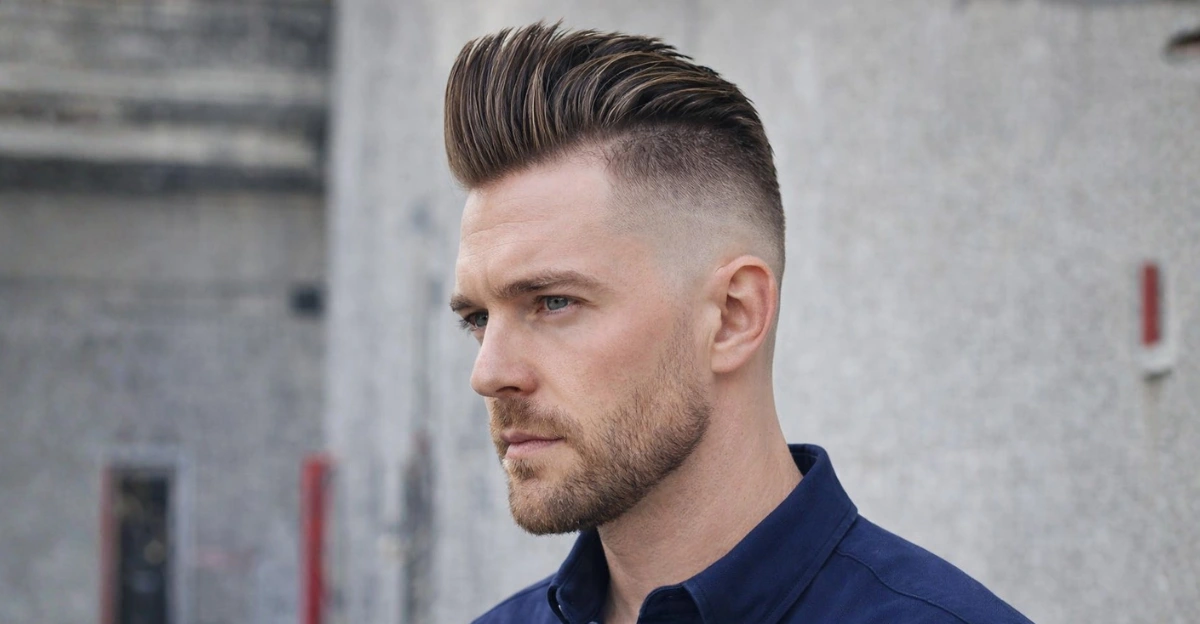 Daring Mohawk Undercut Fade