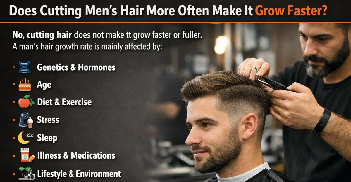Does Cutting Men’s Hair More Often Make It Grow Faster