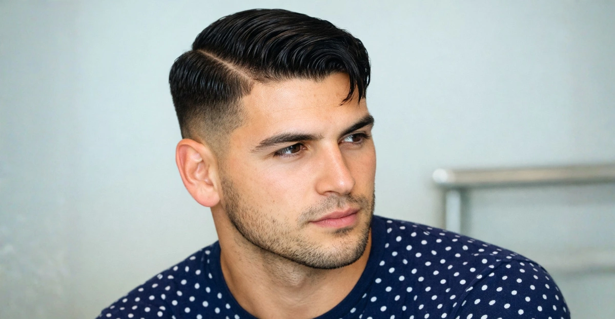 Hard Side Part with Low Taper Fade