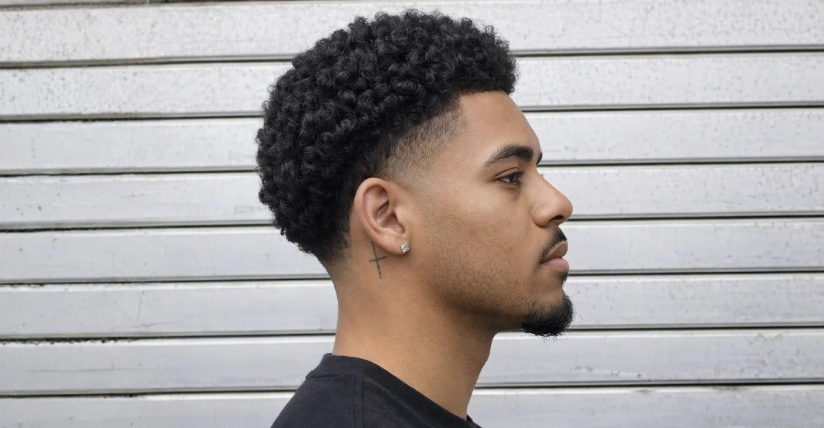 High Taper Curly Hair