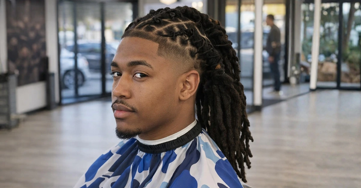 High Taper with Braids