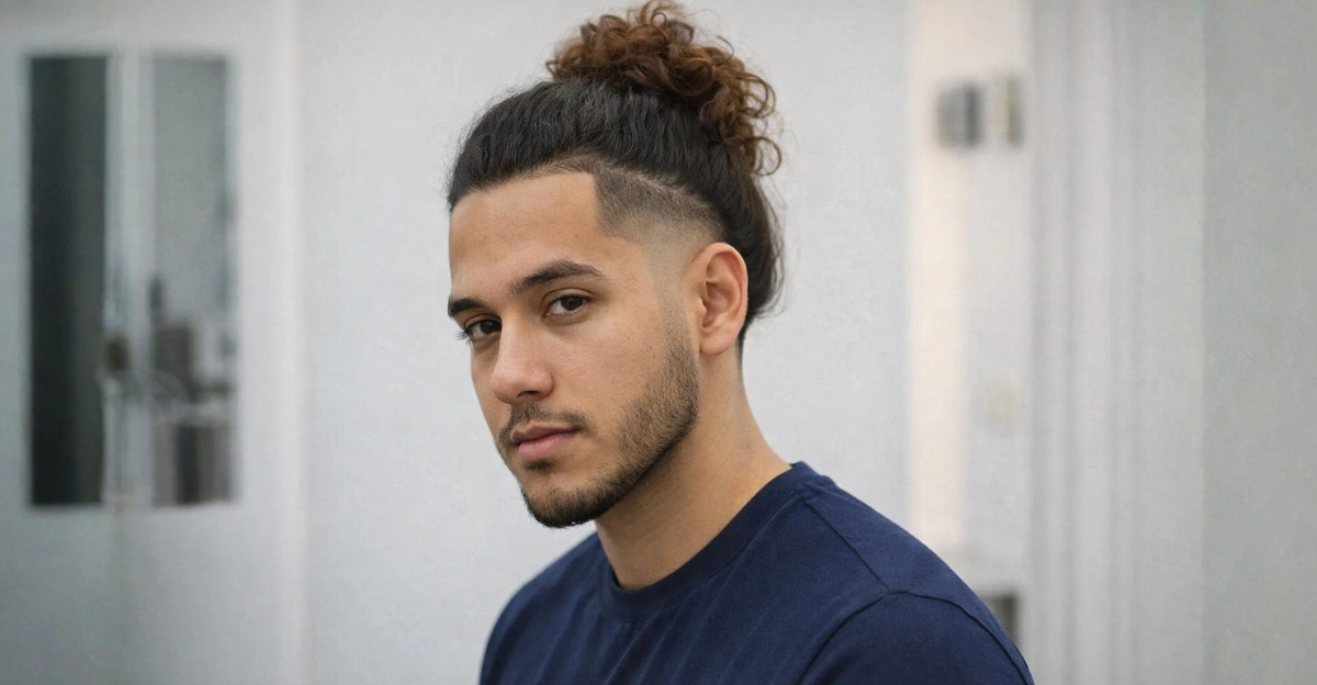 High Taper with Long Hair