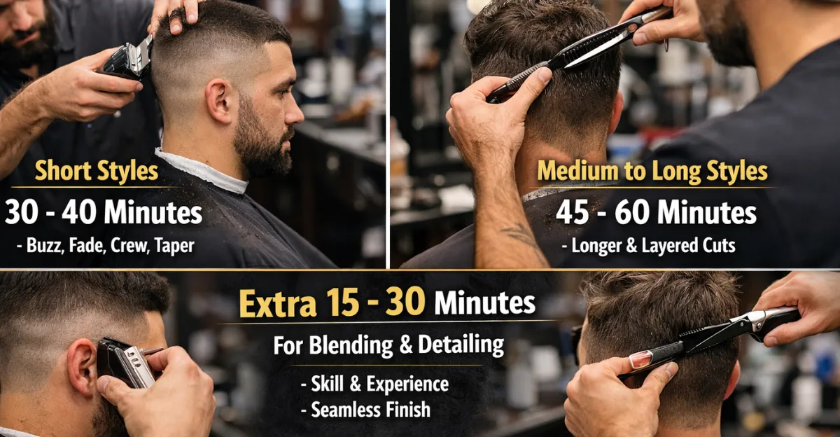 How Long Does A Men’s Haircut Take