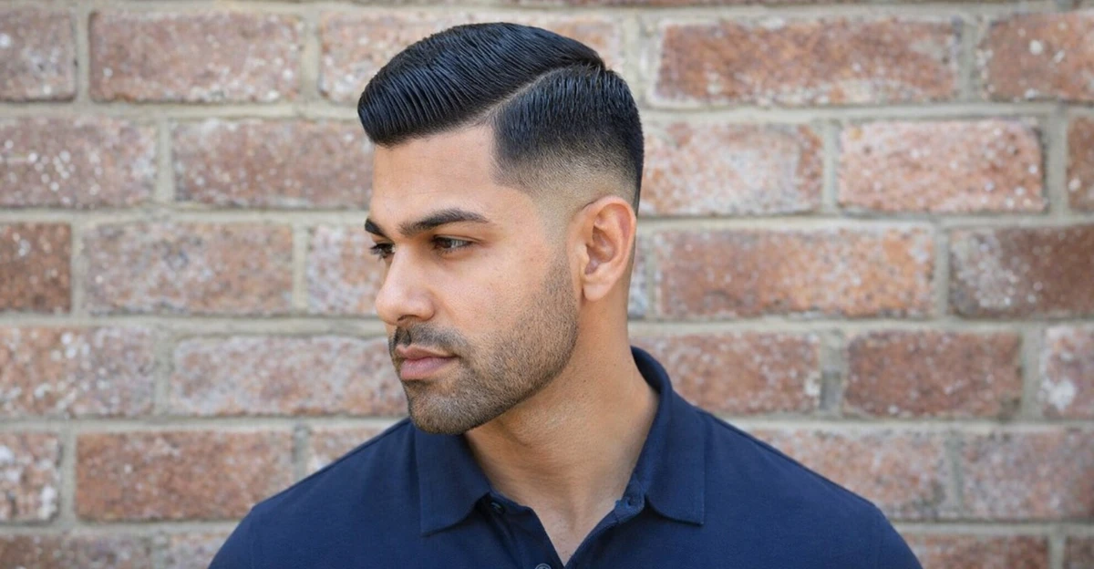 Ivy League with Low Fade
