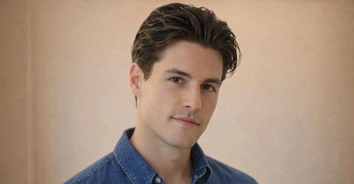 Layered old-money haircut with soft flowing strands and natural volume around the top and sides.