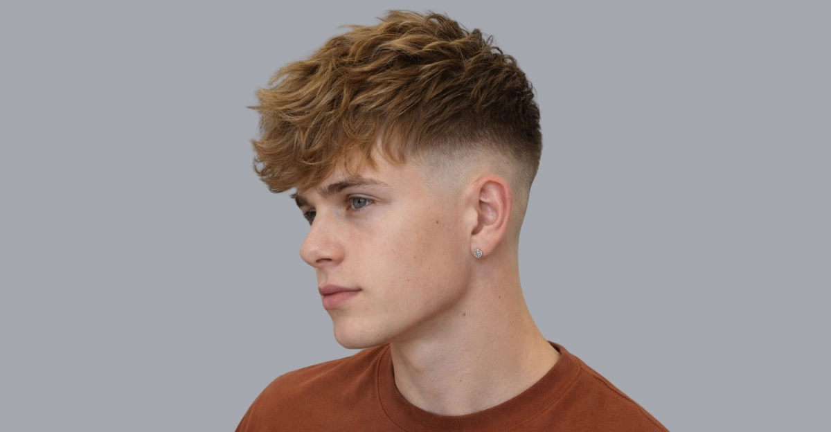 A messy textured fringe adds relaxed volume and a naturally stylish finish.