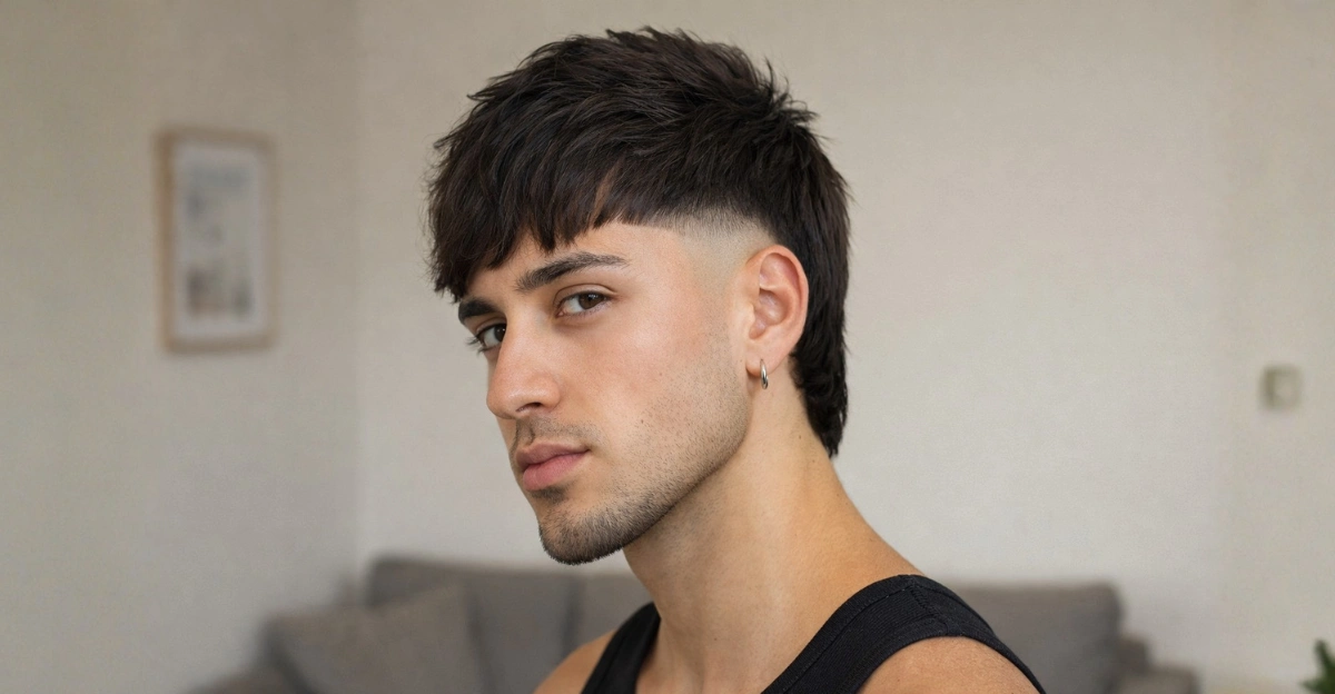 Modern Low Fade Mullet