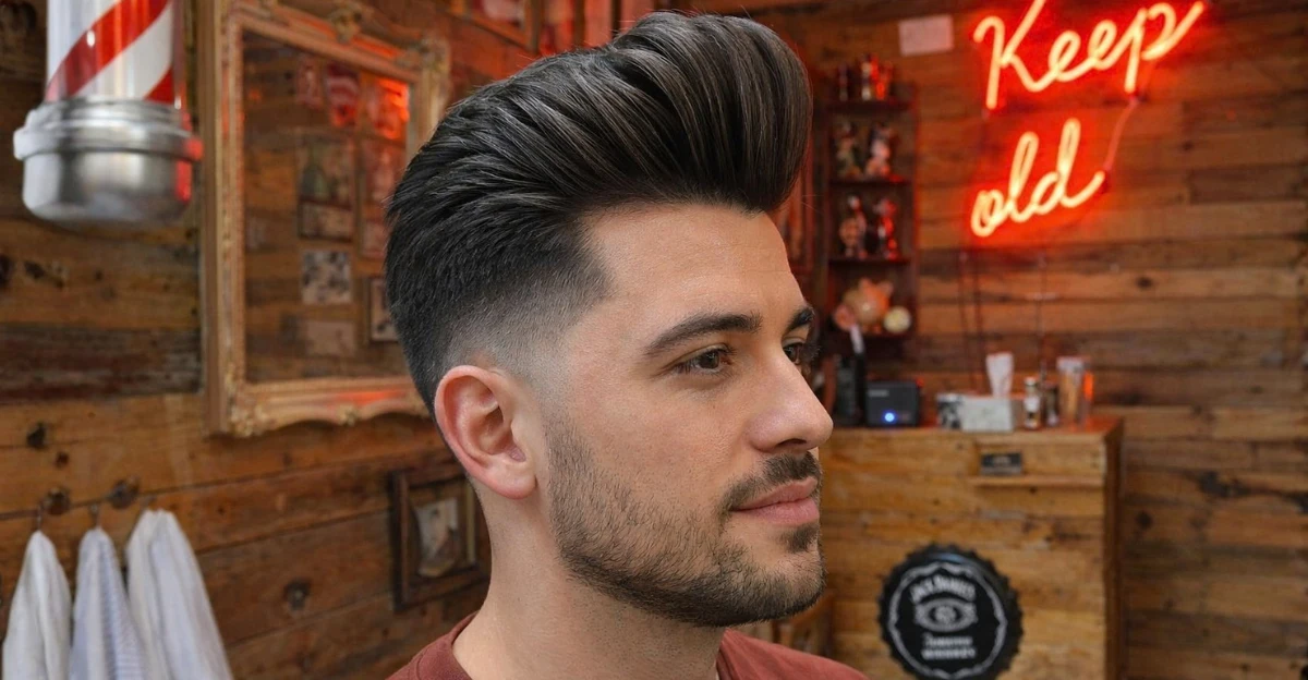 Modern Pompadour Fade
