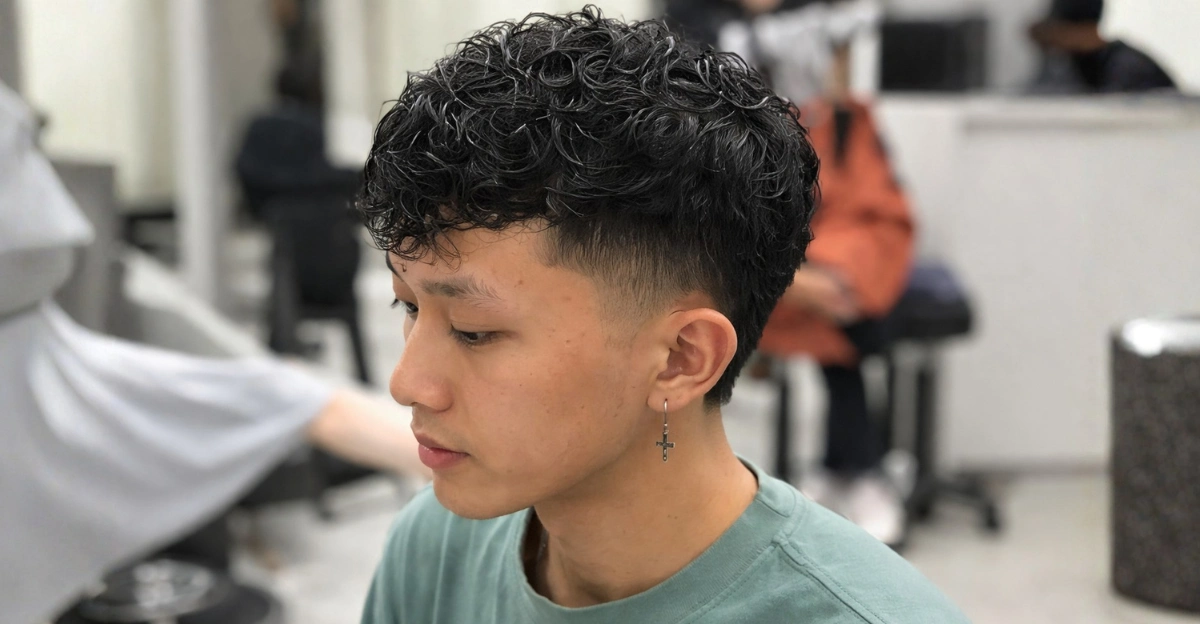 Permed Mullet Taper
