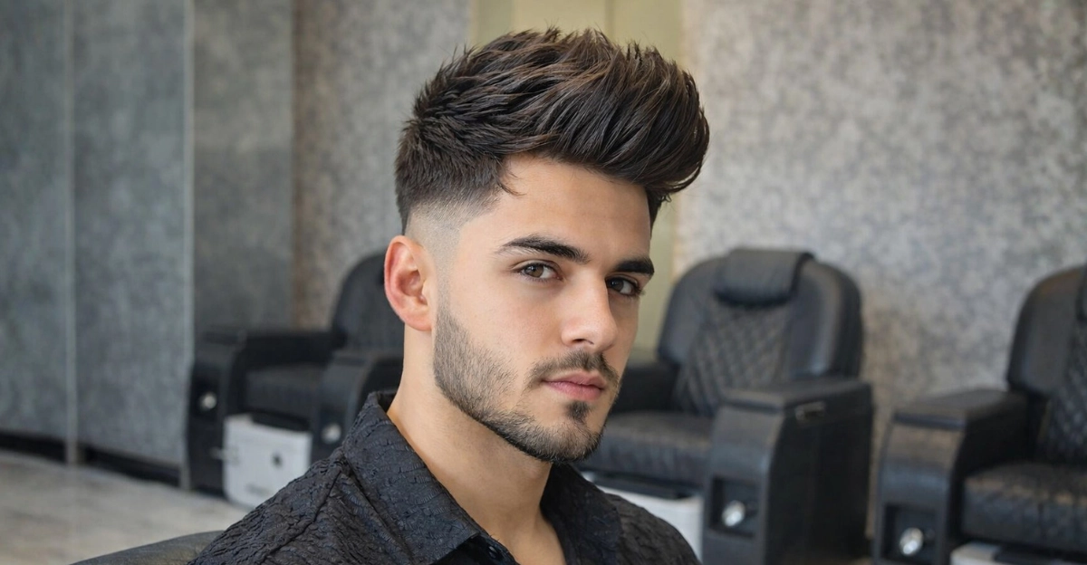 Quiff Mohawk Fade