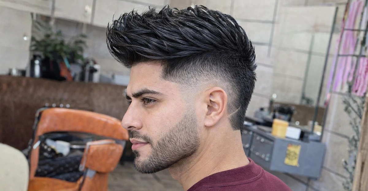 Rebellious Burst Fade Undercut