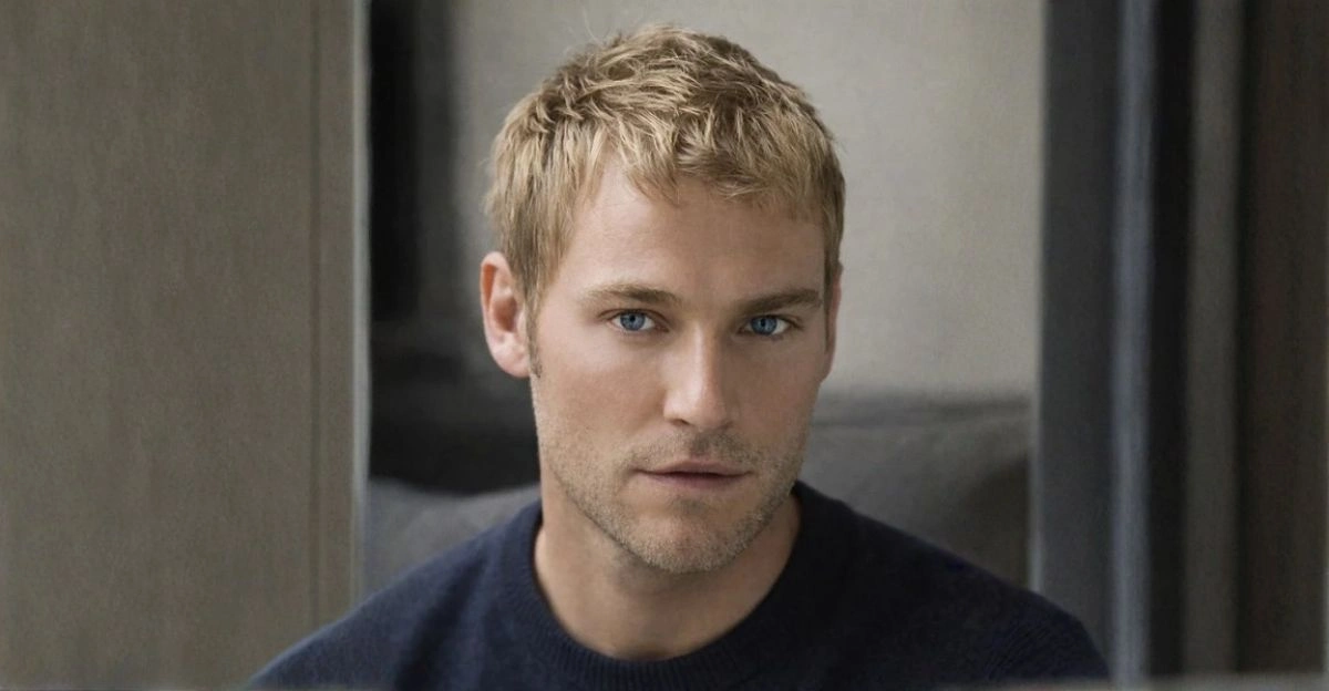 Scissor cut with soft layered top and natural flow, helping thin hair appear fuller.