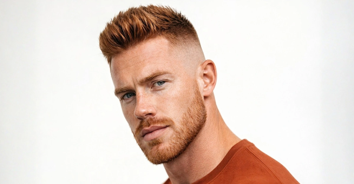 Short Brush Up with High Fade