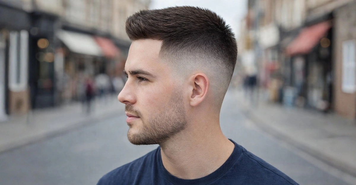 Short Hair with Mid Fade