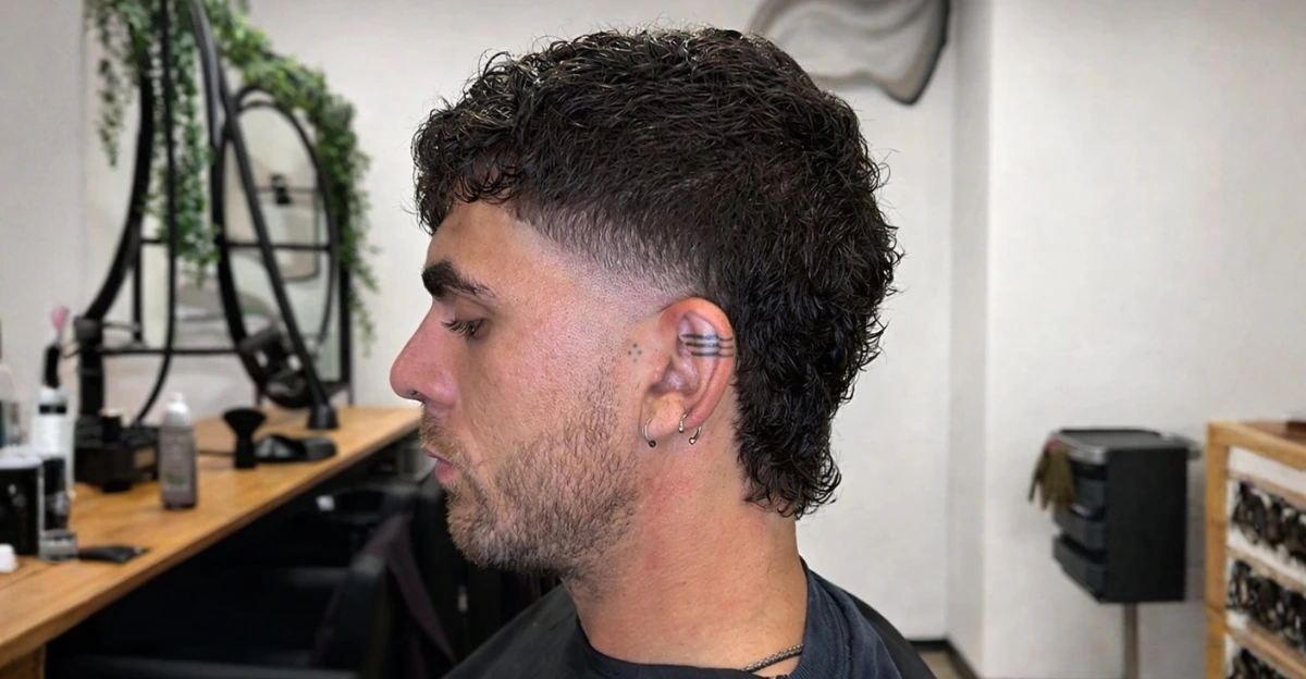 Temp Fade Mullet