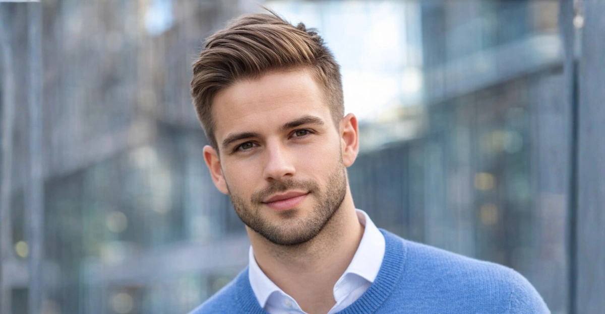 Textured Ivy League with Taper Fade