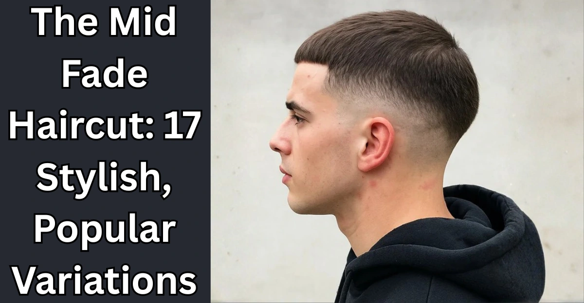 The Mid Fade Haircut_ 17 Stylish, Popular Variations