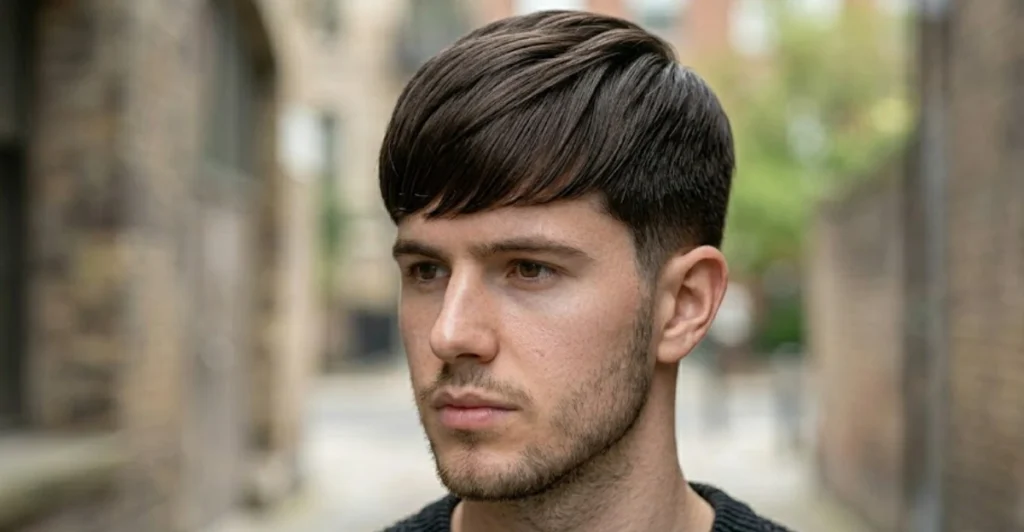 Buzz Cut with Low Burst Fade