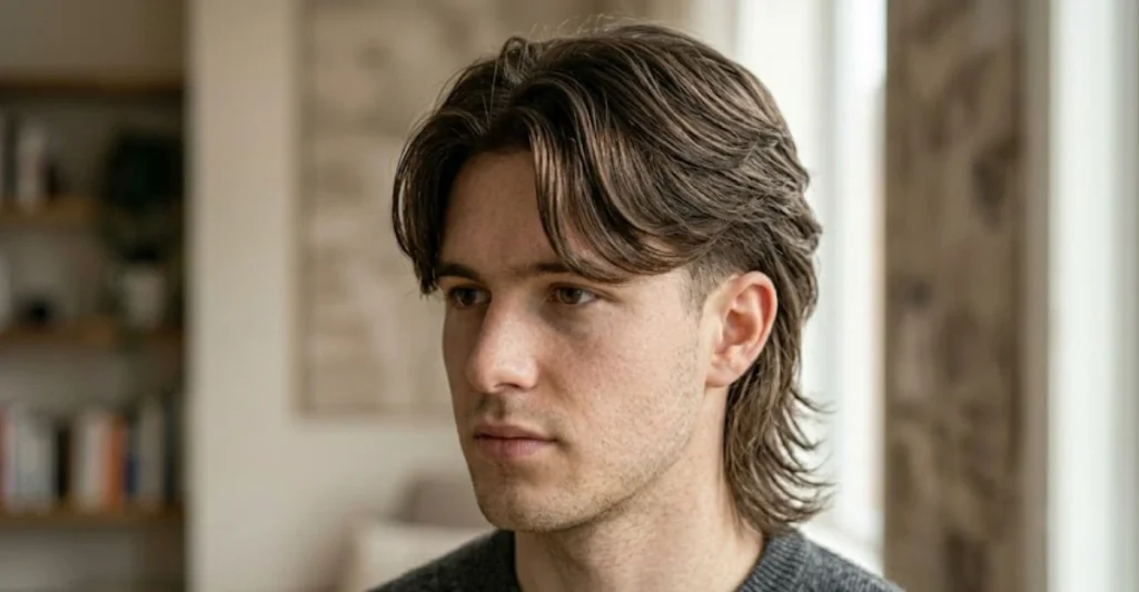 Modern Mullet with Curtains