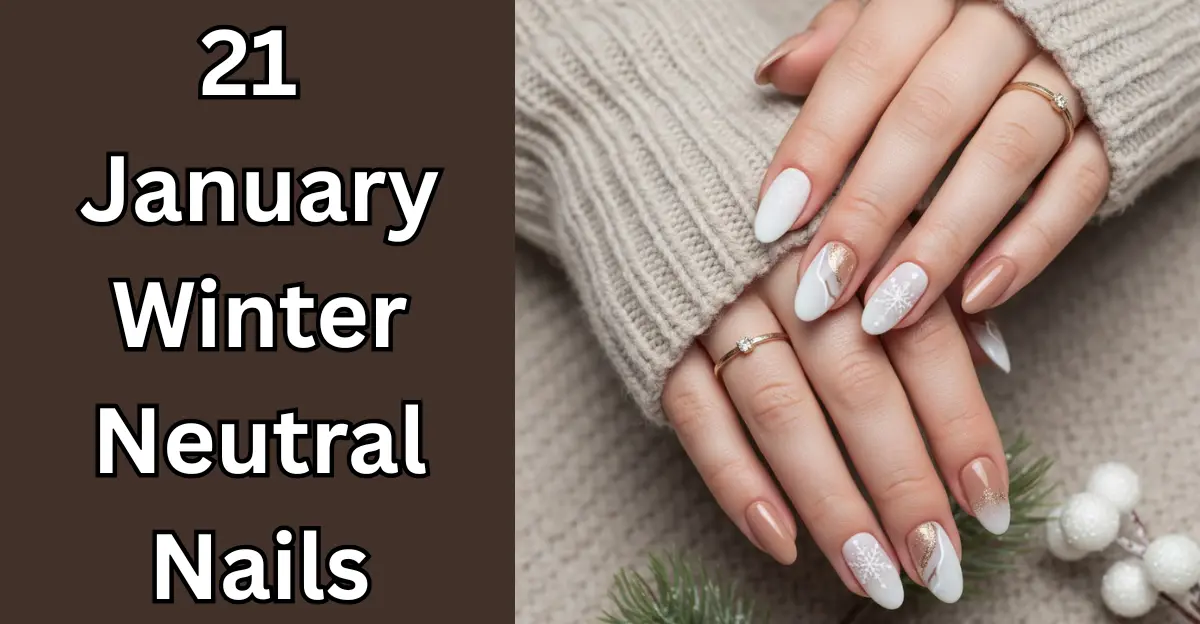 21 January Winter Neutral Nails