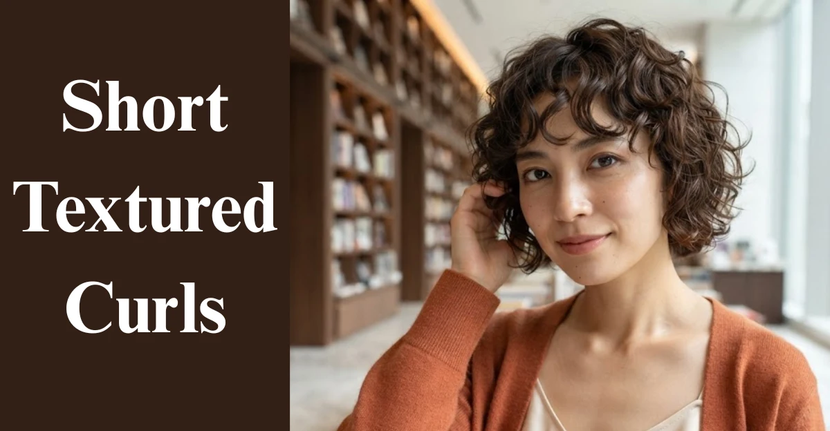 Short Textured Curls