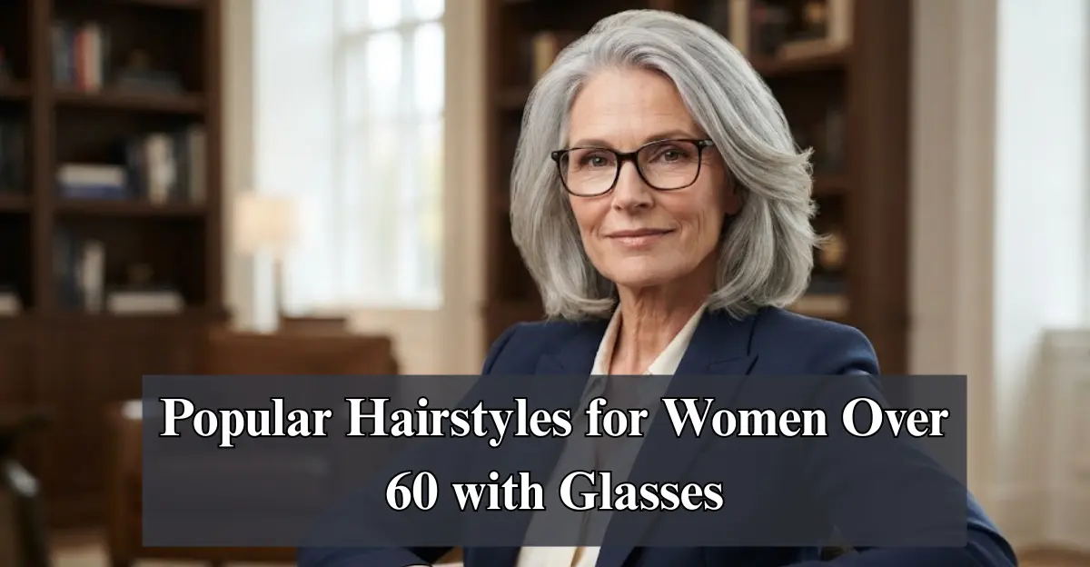 20 Popular Hairstyles for Women Over 60 with Glasses