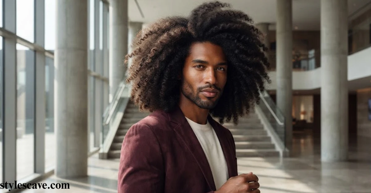 Shoulder-Length Afro