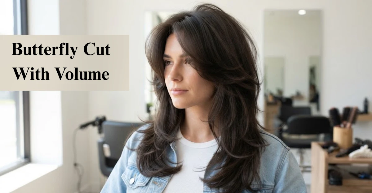 Butterfly Cut With Volume