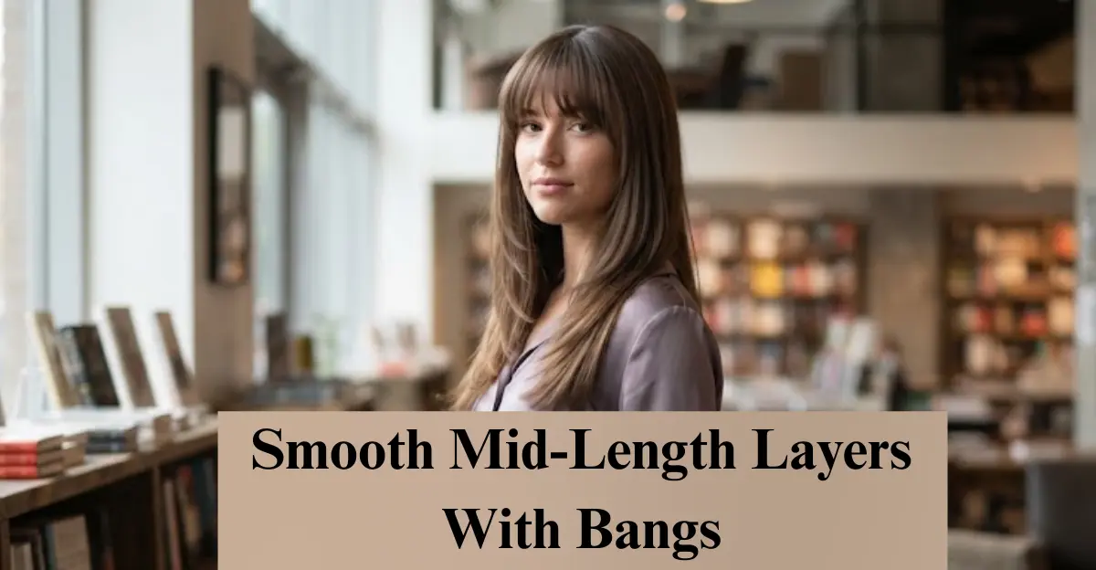 Smooth Mid-Length Layers With Bangs