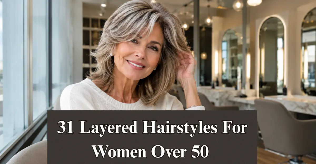 31 Layered Hairstyles For Women Over 50 That Are Perfect For A Style Update