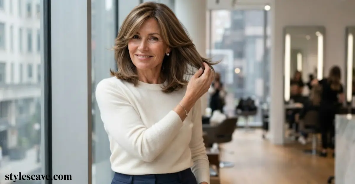 31 Layered Hairstyles For Women Over 50 That Are Perfect For A Style Update