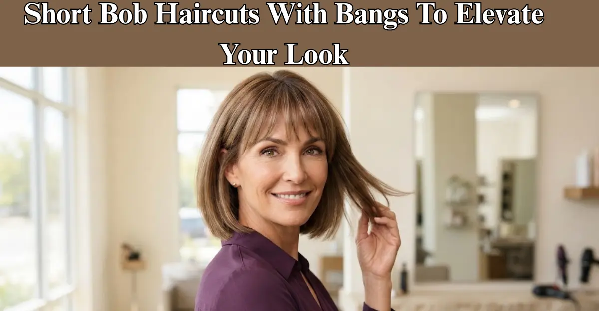 31 Trending Short Bob Haircuts With Bangs To Elevate Your Look