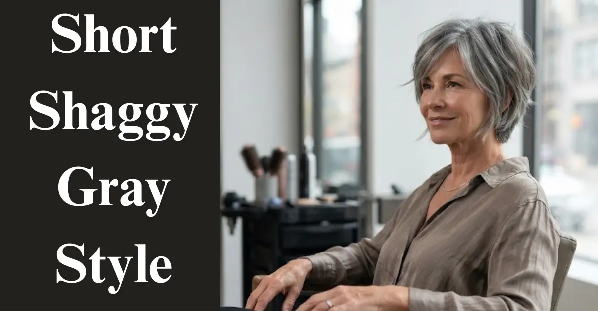 Short Shaggy Gray Style