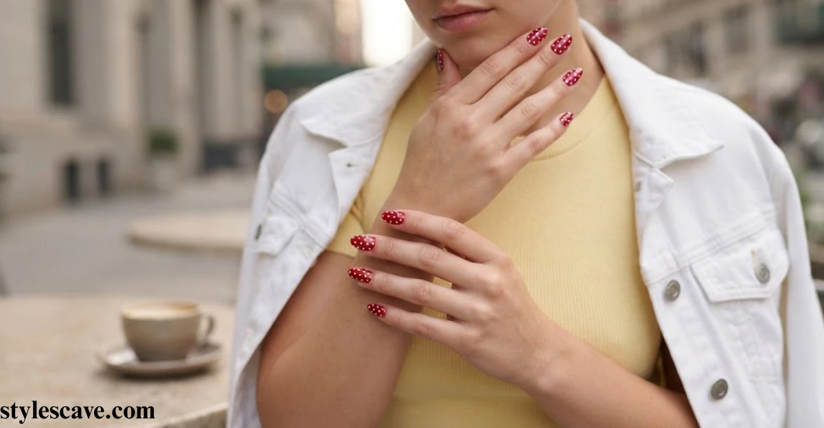 Red and White Polka Dot