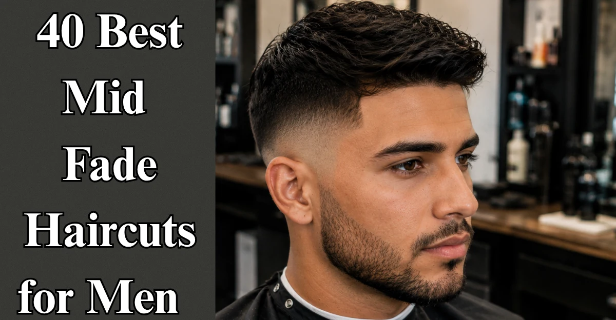 40 Best Mid Fade Haircuts for Men