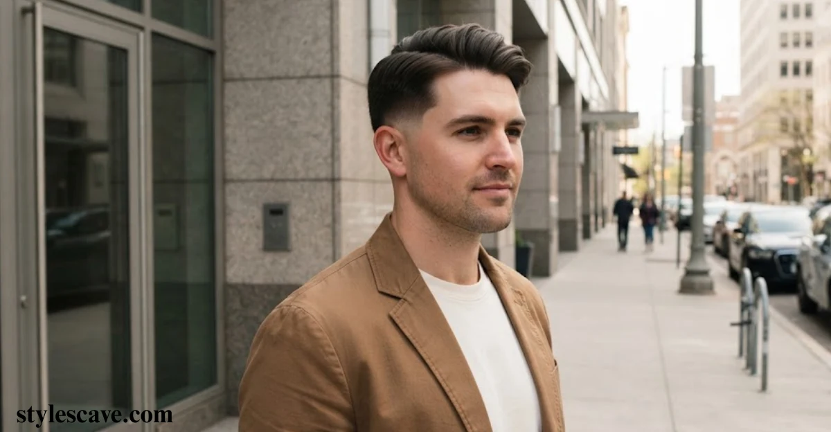 Mid Fade Side Part