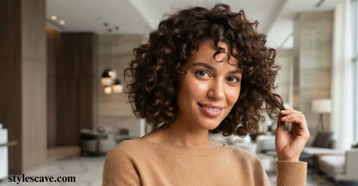 Short Curls for Thick Hair