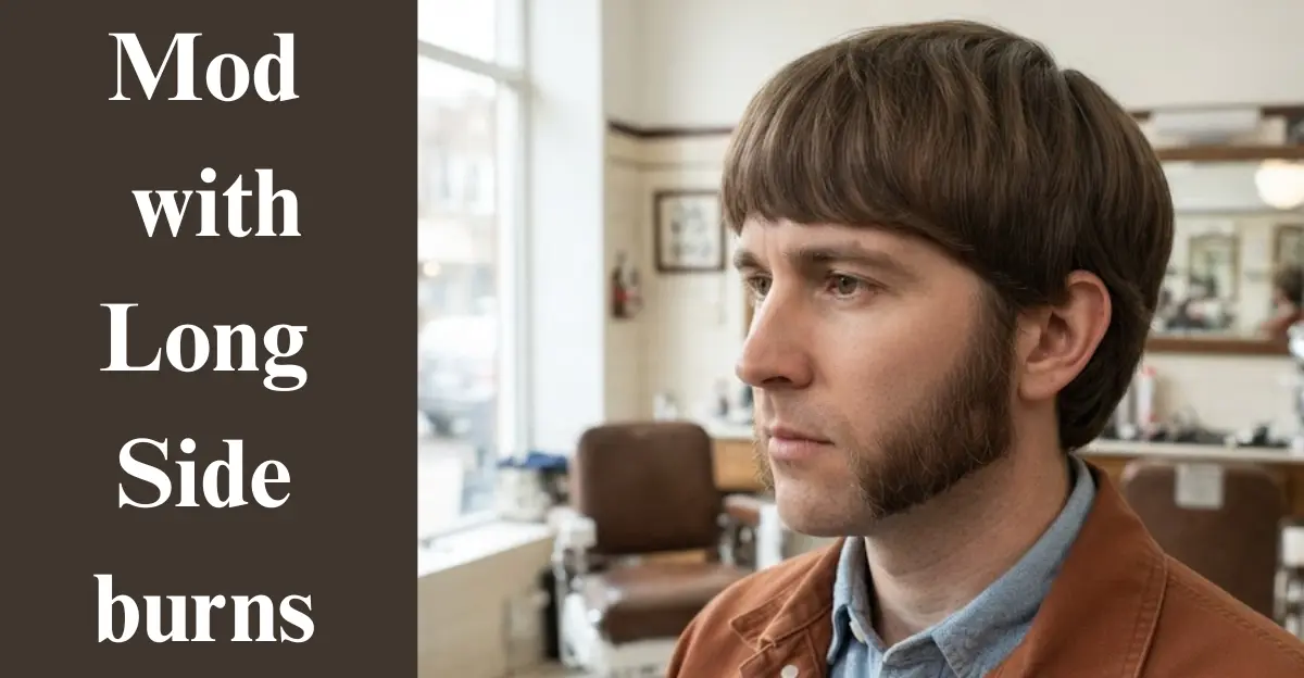Mod with Long Sideburns