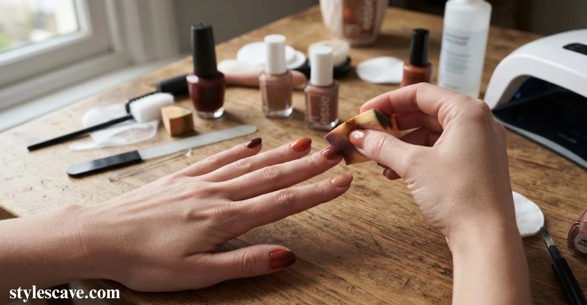 Fall Ombre Nails: Fix the Streaky Fade Mistake