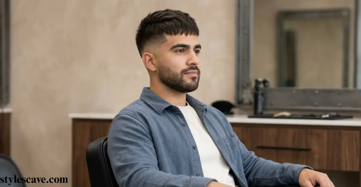 Brushed Forward High Fade