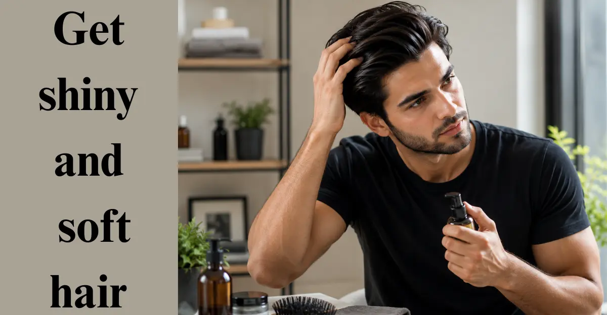 Get shiny and soft hair