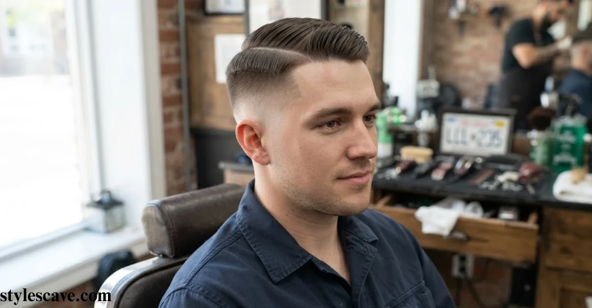 Military Comb Over Fade