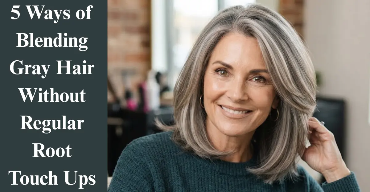 5 Ways of Blending Gray Hair Without Regular Root Touch Ups