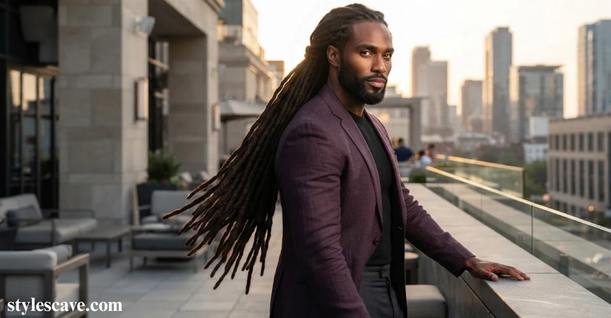 Long Pulled-Back Dreads