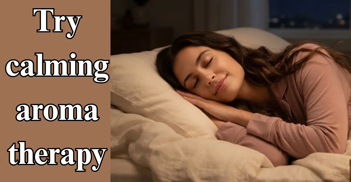 Try calming aromatherapy