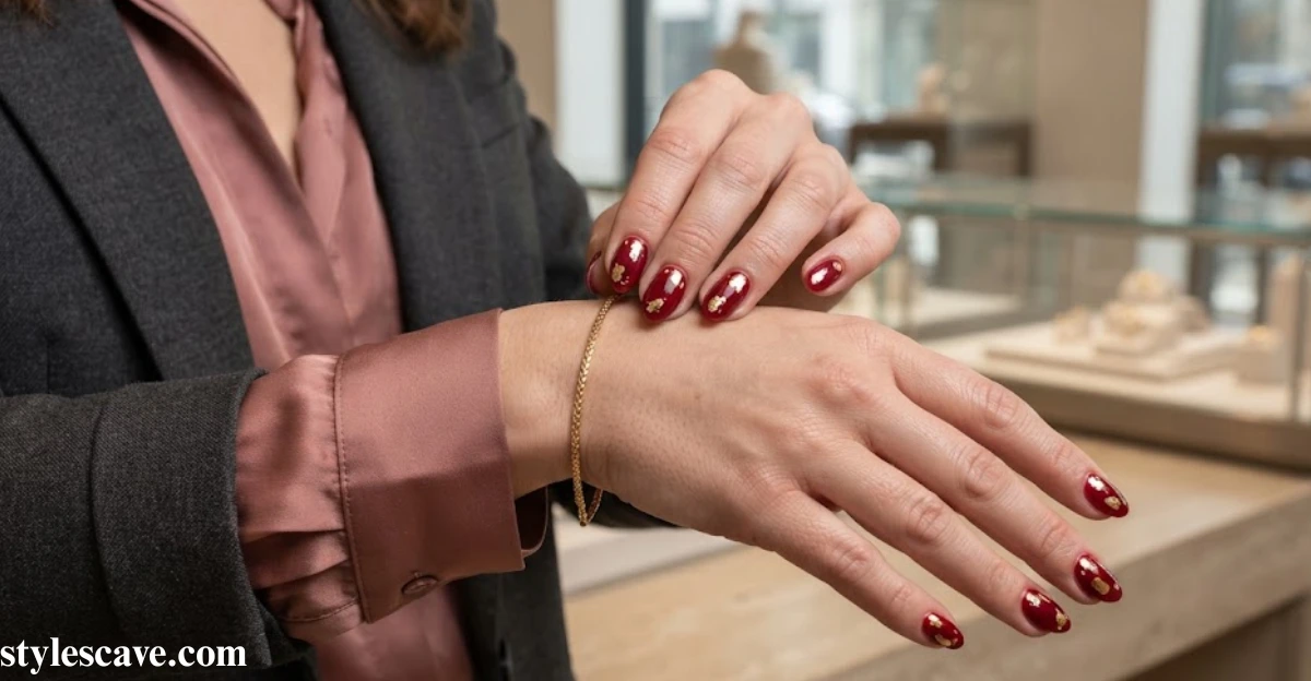 Red and Gold Foil